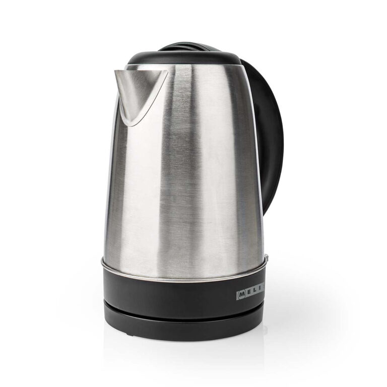 MELISSA Electric Kettle, 1.7L, 2200W, Stainless Steel Jug with Quick Boil Time, Boil Dry Protection and Auto Shut Off, Cordless 360° Swivel Base, for H