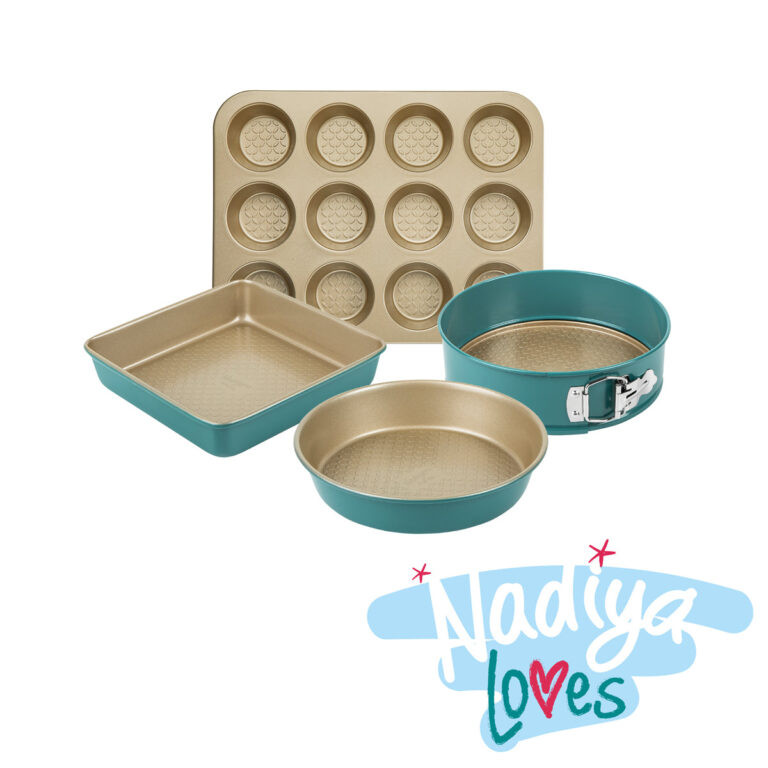 Prestige:Nadiya Hussain: Non-Stick Bakeware Set - 4 Pieces