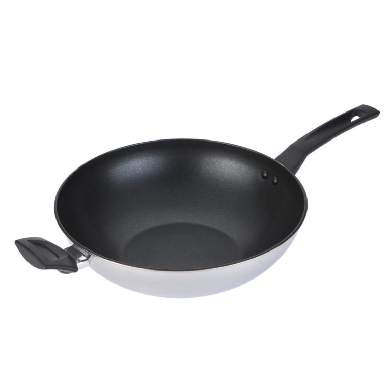 Prestige:9 X Tougher: Non-Stick Stainless Steel Stir Fry Wok - 30cm