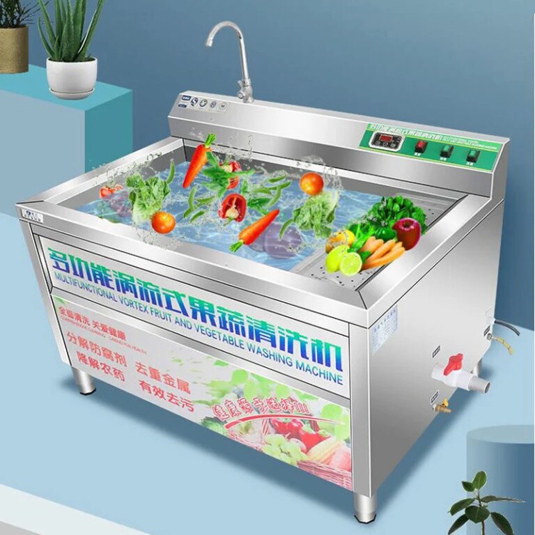 Vegetable Washing Machine Commercial Agricultural Residue Food Material Purification Machine Automatic Fruit Vegetable Washing M