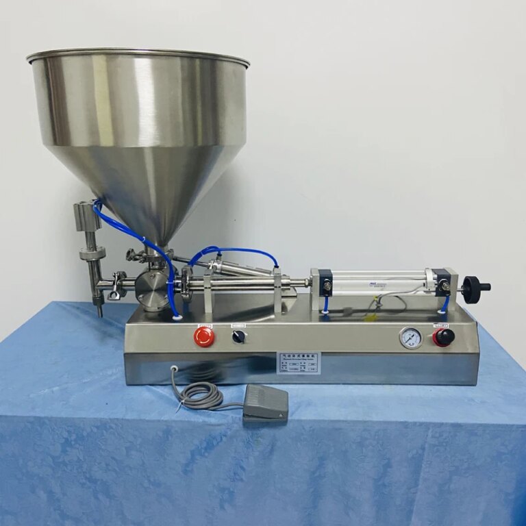 10-5000ML Electric Pneumatic Single-head Paste Filling Machine Honey Toothpaste  Skin Care Product Filling Machine