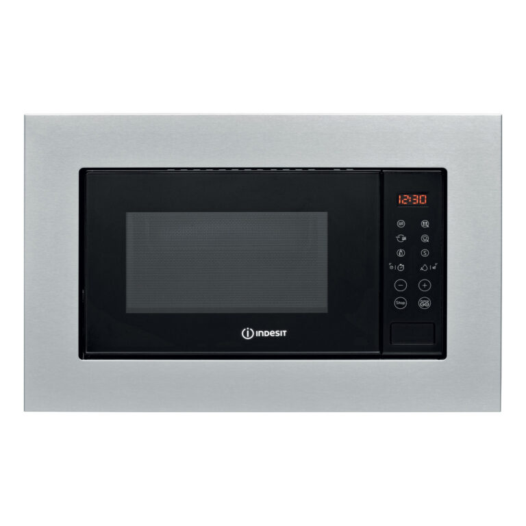 Indesit MWI120GXUK Built In Microwave Oven Grill in St Steel 20L 800W