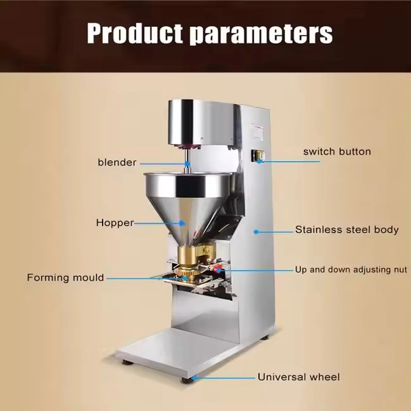 Well Designed Professional Industrial Machine To Form Meatballs Small Beef Seafood Meatballs Making Machine