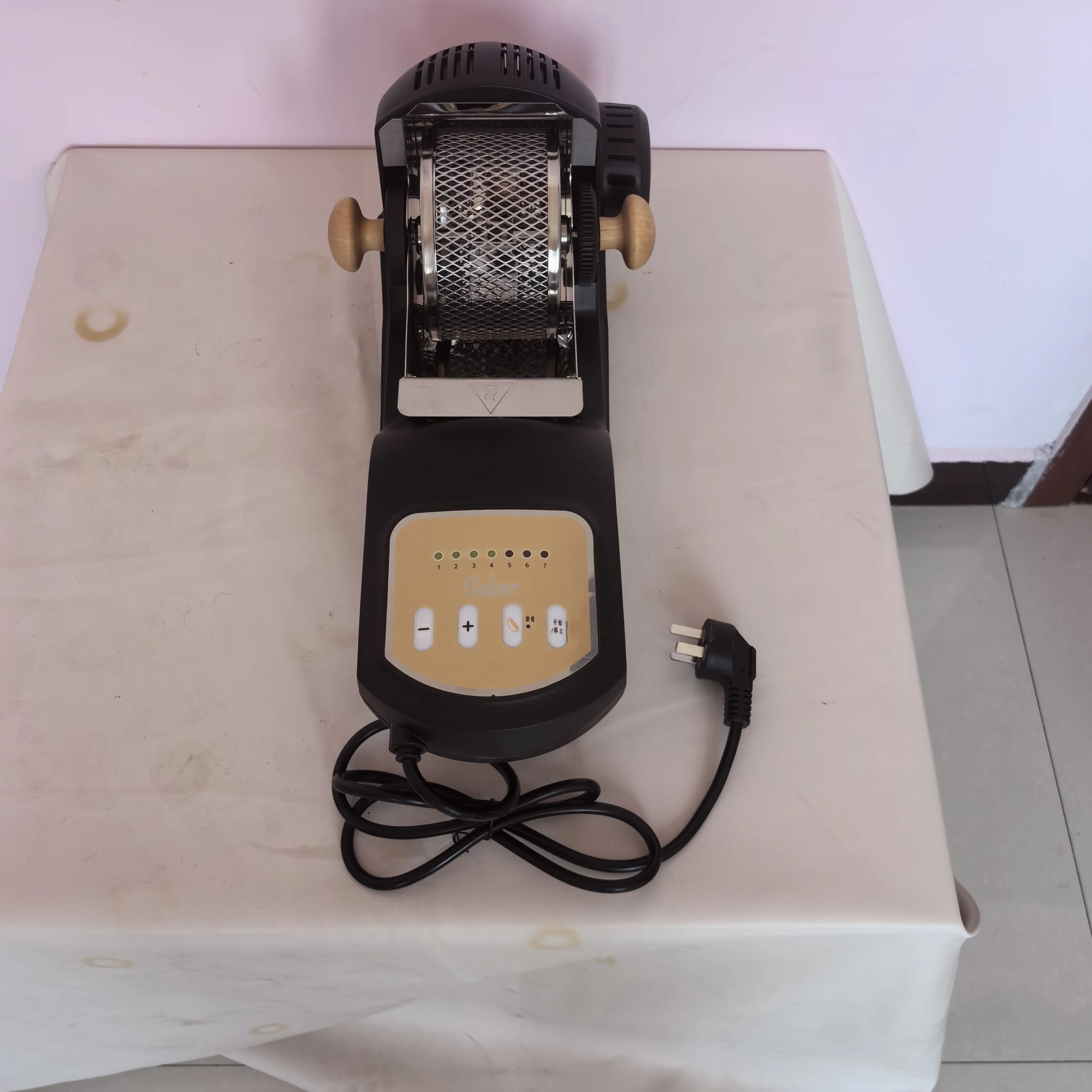 Auto Cocoa Processing Equipment Home Electric Coffee Roaster Controlled Bean Roaster Machine
