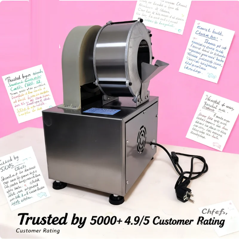 Factory Price Commercial Vegetable Cutter Slicing Shredding Fruit Chips Chopper Carrot Onion Potato Slicer Dicer Machine