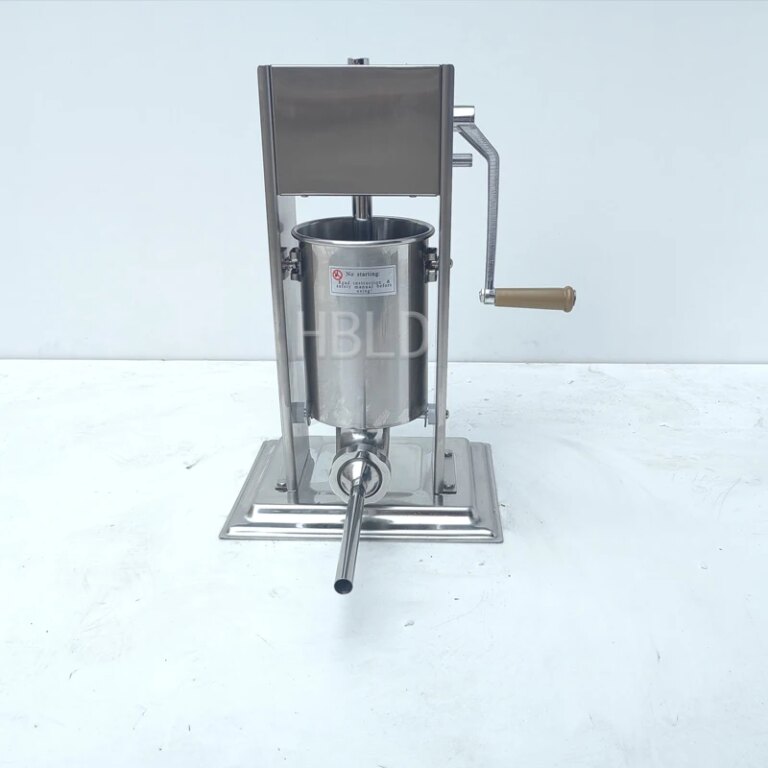 10L Manual Sausage Filler All Stainless Steel Electric Meat Grinder for Kitchen Home Use