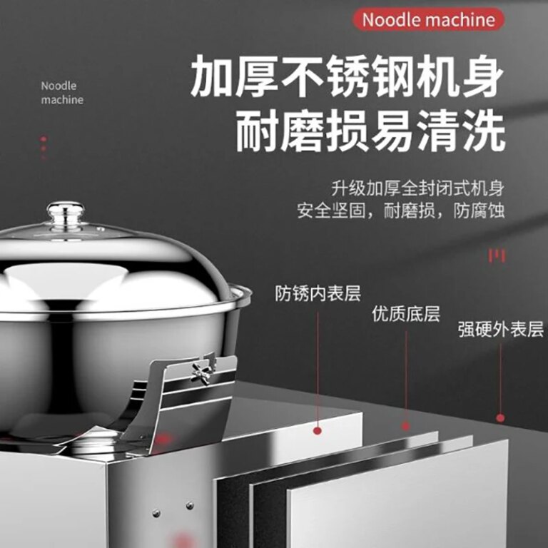 Multi-functional Commercial Bread Maker - Electric Basin Type Dough Mixer, Kneads Cake Dough Efficiently, Compact & Powerful