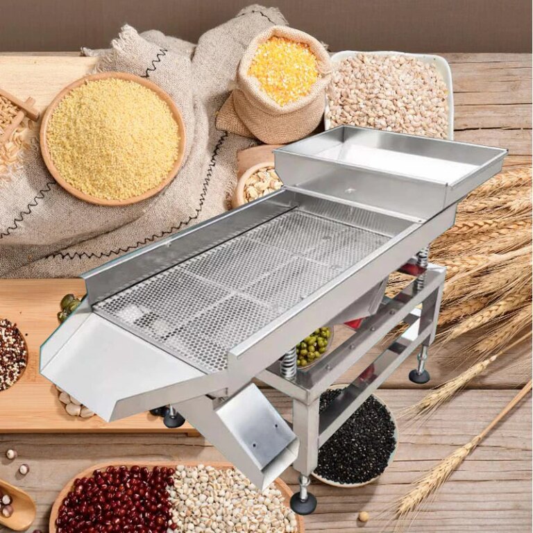 Food Sieve Machin Single Layer Sieve Vibrating Screen Electric Large Granular Material Screening Machine