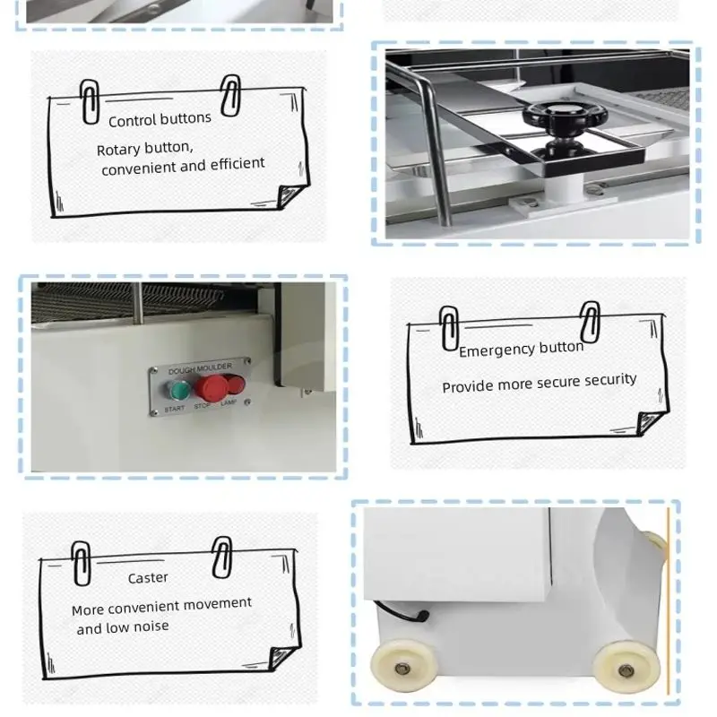 Toast Forming Machine/Multi Functional Commercial Fully Automatic Toast Bag Bread Forming Machine/Hamburger Machine