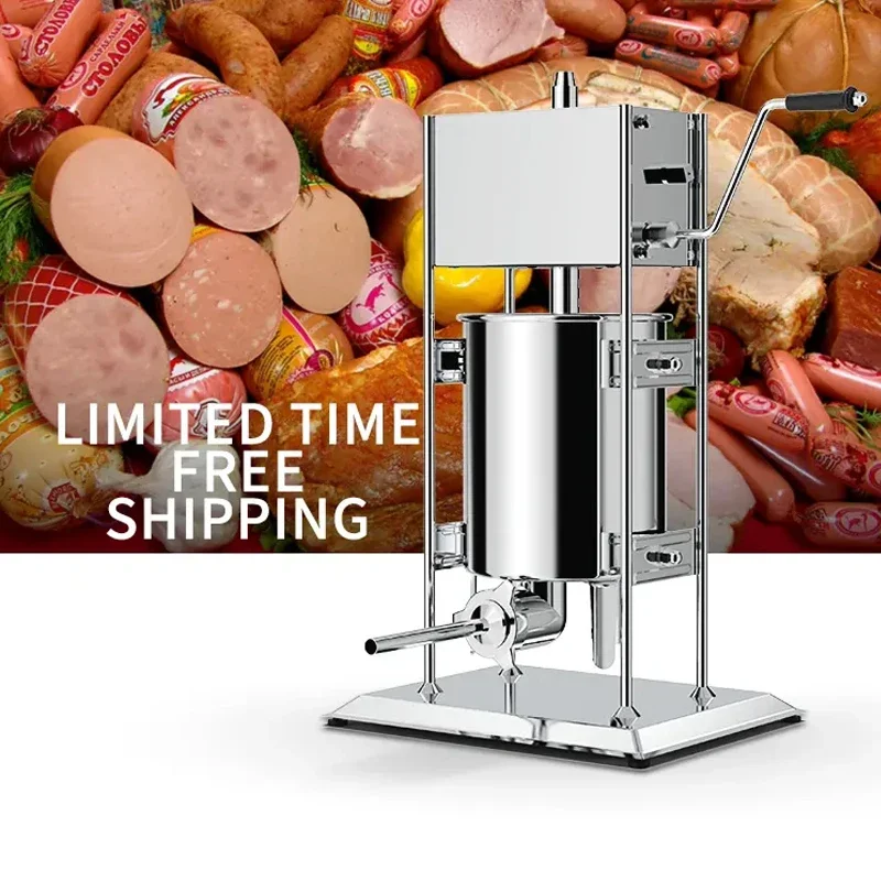 3L7L Vertical Italian Sausage Filling Machine Commercial Beef Ham Forming Machine