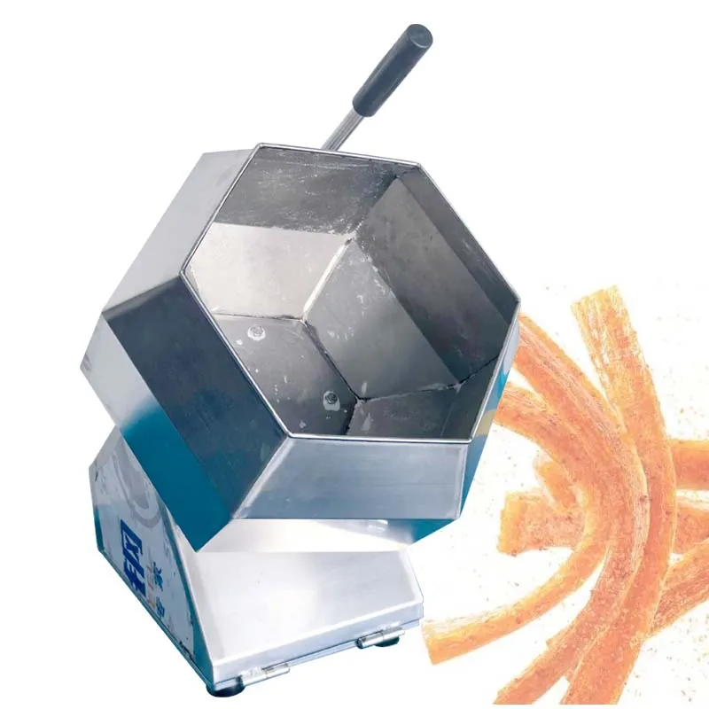 Octagonal Blender Potato Chips Spicy Chips Seasoning Machine Peanut Mixing Equipment Seasoning Coating Machine