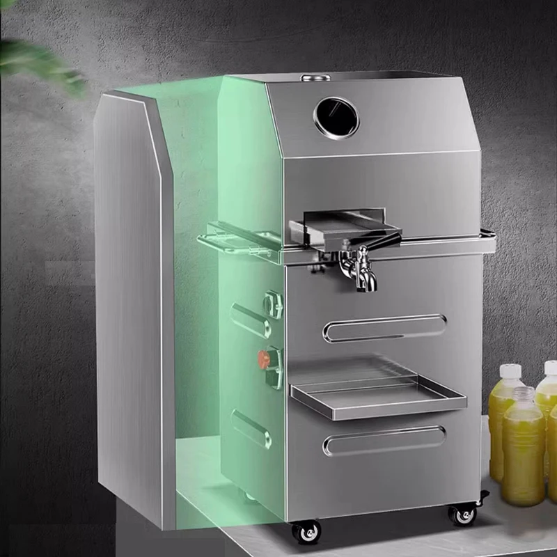 Sugarcane Juicer Machine Stainless Steel Cane-Juice Squeezer Sugarcane Press
