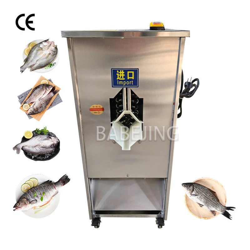 Hot Selling Fully Automatic Fish Killing Machine/Mackerel Back Opening Machine/Fish Meat Descaling Machine