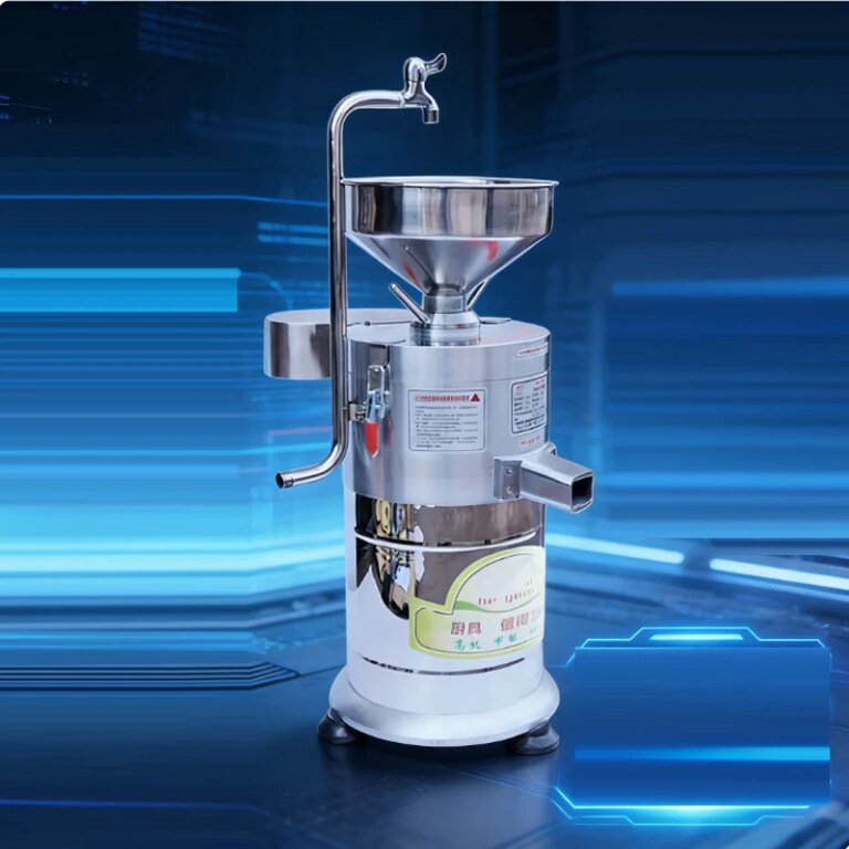 With 1 Barrel Commercial Soy Milk Machine Tofu Making Paste Mill Soya Bean Grinder Juicing Soymilk Extractor