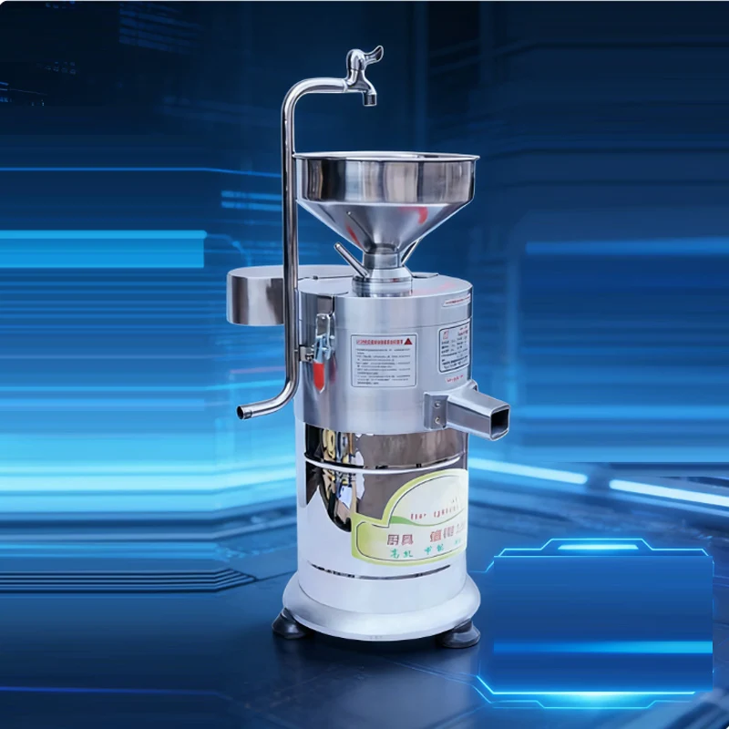 With 1 Barrel Commercial Soy Milk Machine Tofu Making Paste Mill Soya Bean Grinder Juicing Soymilk Extractor