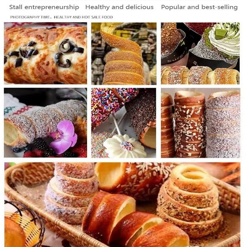 Factory Price Baking Equipment Chimney Cake Machine Bread Roll Making Machine Toaster Machine