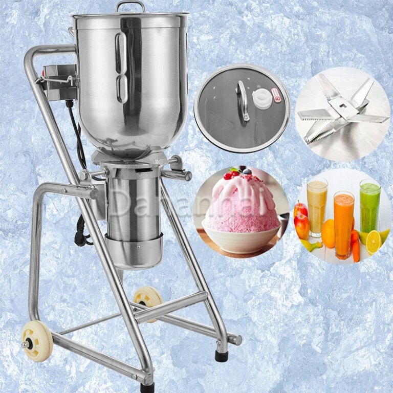 Electric Multifunctional Ice Crusher Commercial Ice Block Grinder for Pineapple Mango