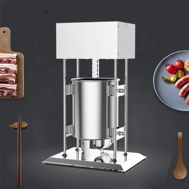 Vertical Stainless Steel Sausage Filling Machine, Small Meat Grinder