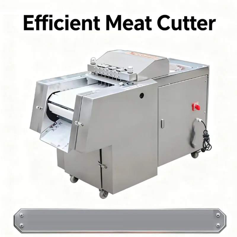 Frozen Meat Slicer Machine Chicken Cube Cutter Chicken Steak Cutting Machine Automatic Chopping Machine Meat Dicing Machine