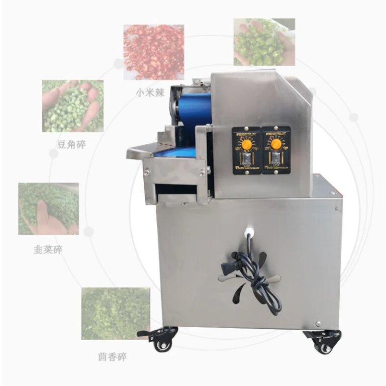 Vegetable Cutting Machine With Adjustable Speed Electric Vegetable Slicing And Scallion Cutting Machine