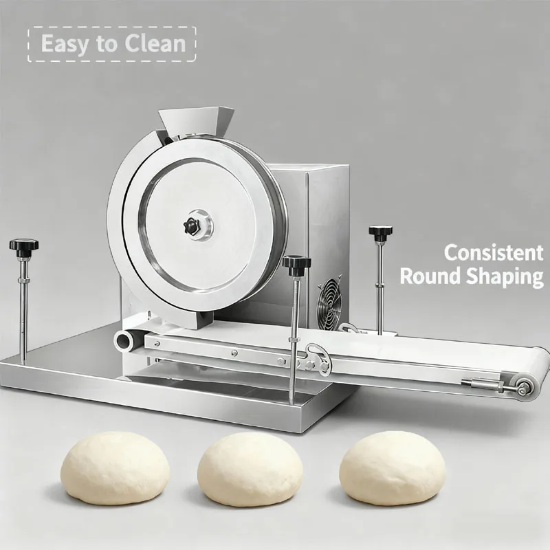 Commercial Dough Rounding Machine Automatic Round Dough Cutter Machine Stainless Steel Dough Balls Making Machine
