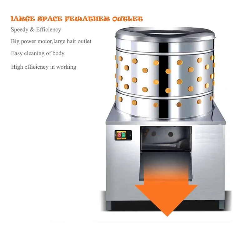PBOBP Hair Removal Machine Chicken Duck Goose Automatic Turbine Commercial Sheep Dog Pigeon Plucking Small Stainless Steel