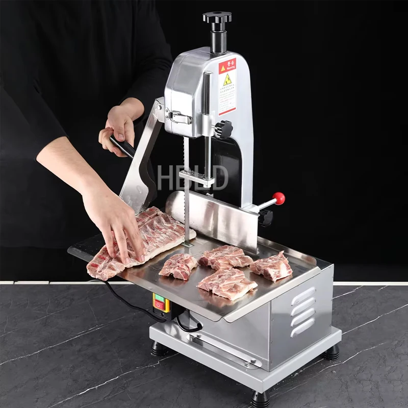 Manufacturer's Commercial Bone Saw Machine, Multifunctional Stainless Steel Beef Pork Frozen Fish Meat Cutting Machine