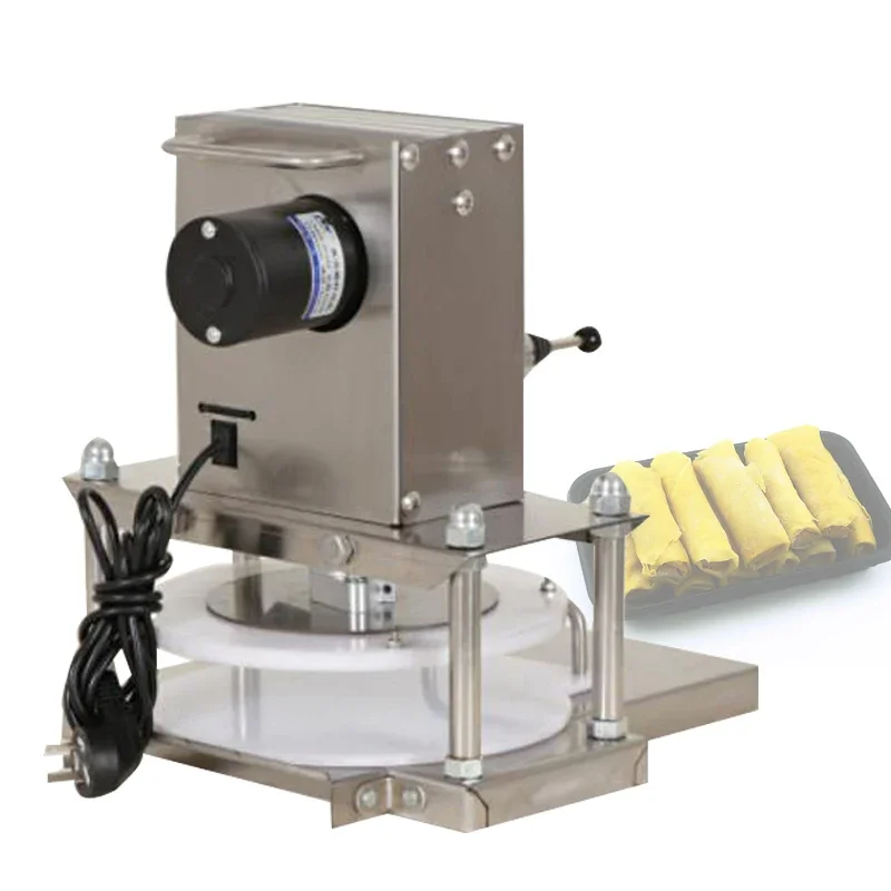 Corn Tortillas Pressing Machine Dumpling Skin Maker for Baking Crepe Waffle Tortillas Skin Circle Machine
