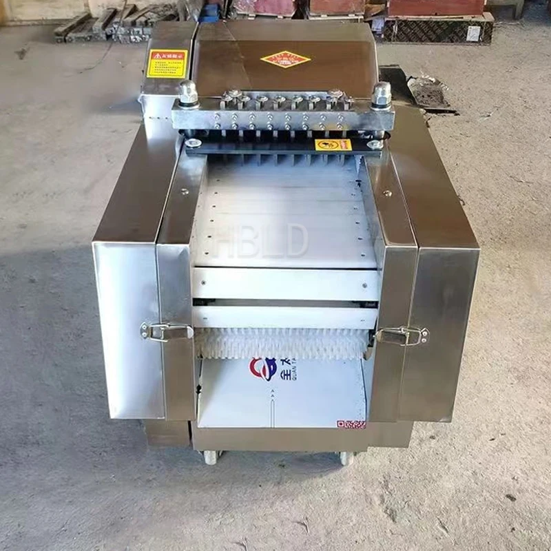 Fully Automatic Chicken, Duck, Fish, Frozen Meat Bone Saw Machine, Fully Automatic Pork Rib Cutting Machine