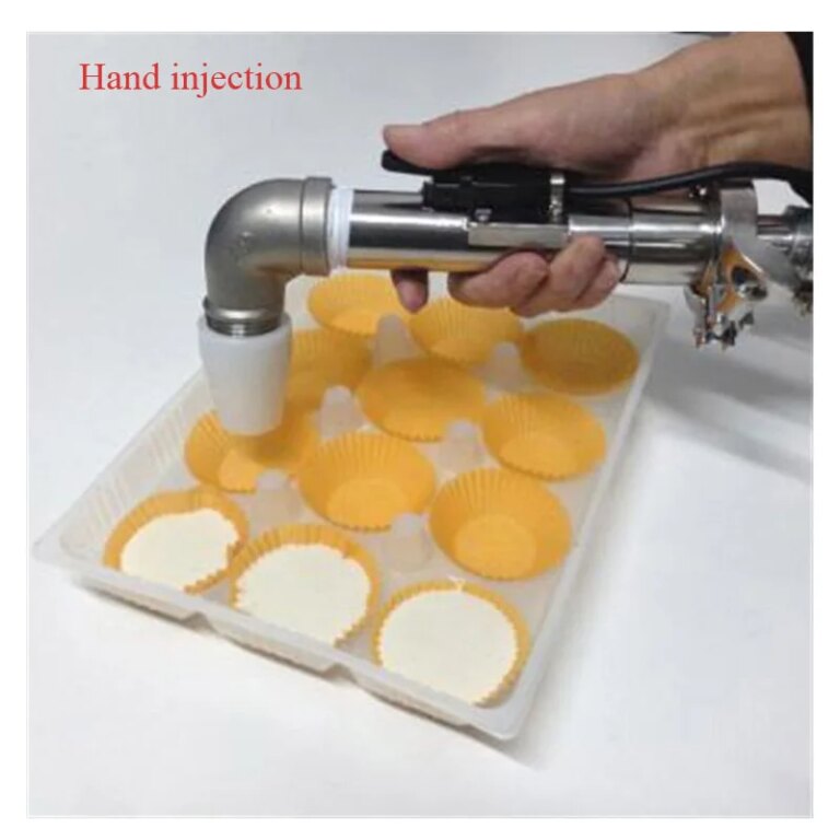 110V/220V Commercial Bakery Cake Biscuit Stuffing Injector Cream Butter Bread Filling Machine