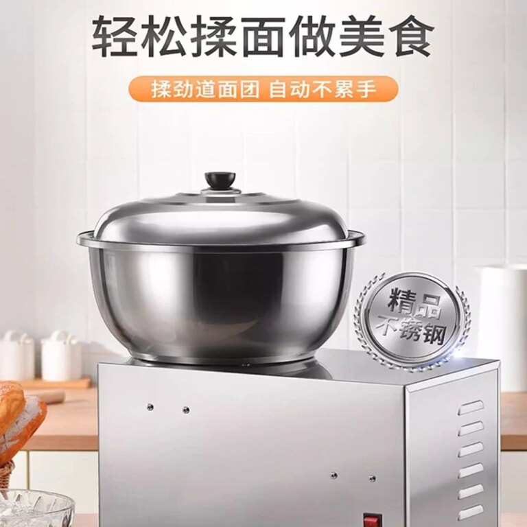 Fully Automatic Dough Mixer Household Basin Type Stuffing Machine Electric Kneading Machine Small Dough Blender