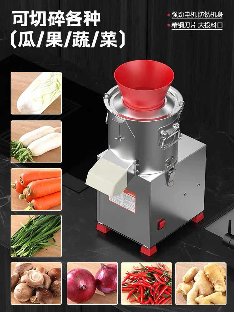 Electric Food Vegetable Cutting Machine onion Food Cutter Slicer Cabbage Chilli Leek Scallion Celery Scallion Cutting Machine
