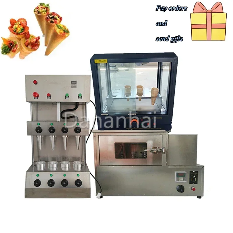 Fully Automatic Pizza Cone Machine, One Set Of Egg Tube Oven Machine 110V 220V