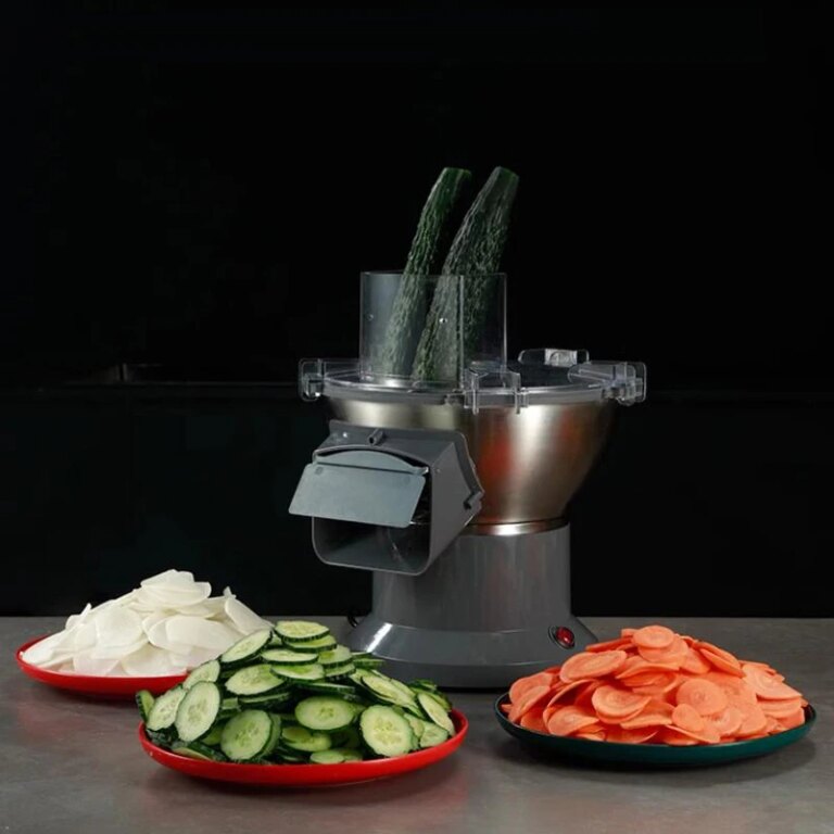 Vegetable CuttIing Machine Electric Multi-Function Dicing Slicer Canteen Use Automatic Vegetable Potato Shredder
