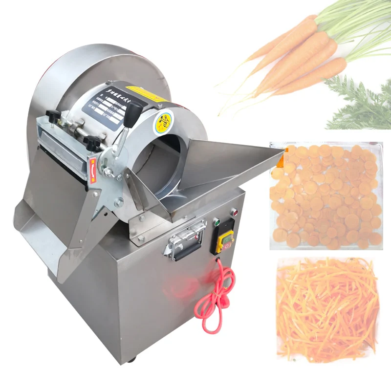 Multi-functional Commercial Vegetable Cutting Machine Sweet Potato Onion Cucumber Electric Radish Potato Slicer Shredding Machin