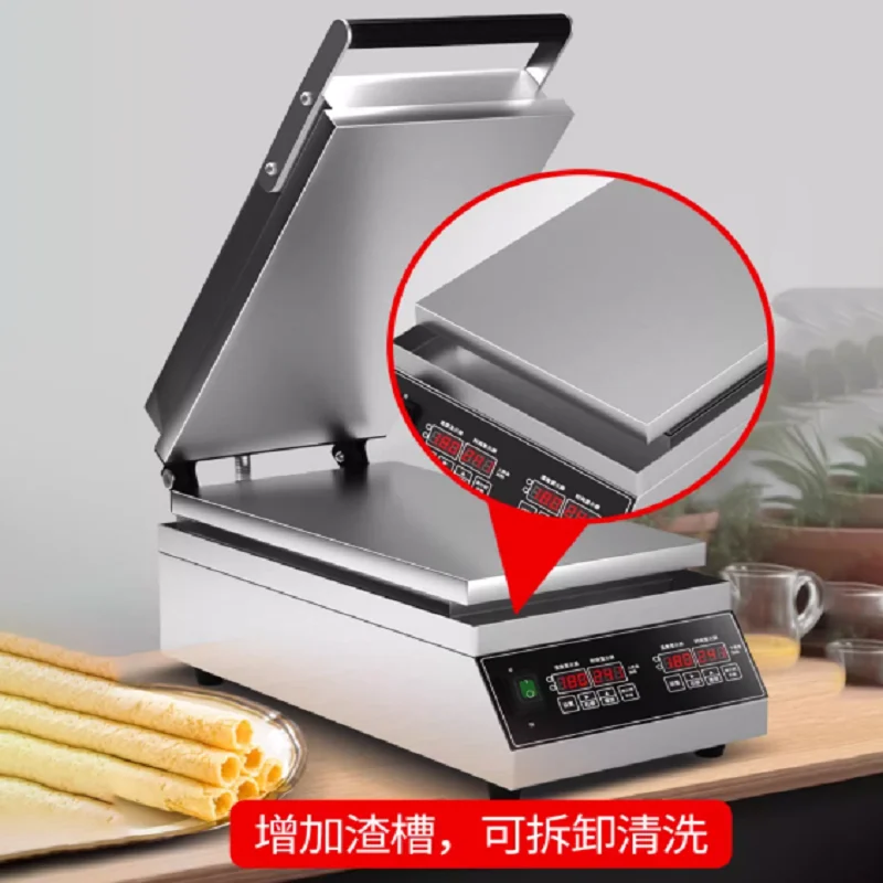 Commercial Egg Roll Roller Machine Automatic Snack Egg Roll Maker Machine Electric Egg Roll Making Machine