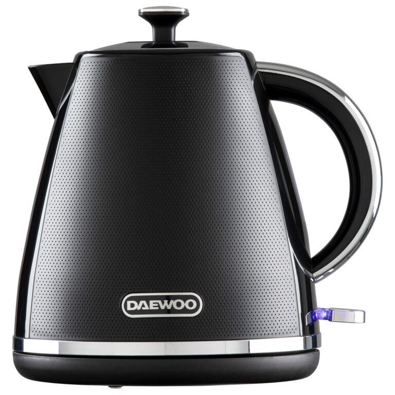Daewoo SDA2624GE Sterling Cordless Pyramid Kettle Black 1 7L 3kW