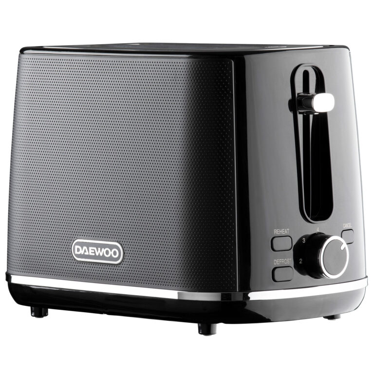 Daewoo SDA2627GE Sterling 2 Slice Toaster in Black