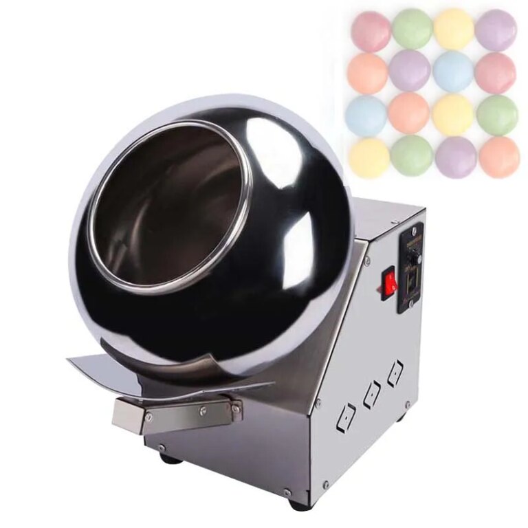 Candy Pill Polishing Machine Small Commercial Automatic Tablet Coating Machine Food Processing Sugar Coating Machine