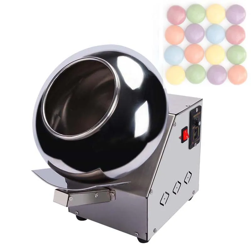 Candy Pill Polishing Machine Small Commercial Automatic Tablet Coating Machine Food Processing Sugar Coating Machine