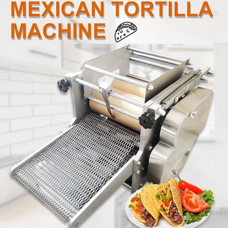 Automatic Corn Flour Chapati Tortilla Making Machine/Industrial Small Tortilla Machine/tortilla Bread Machine