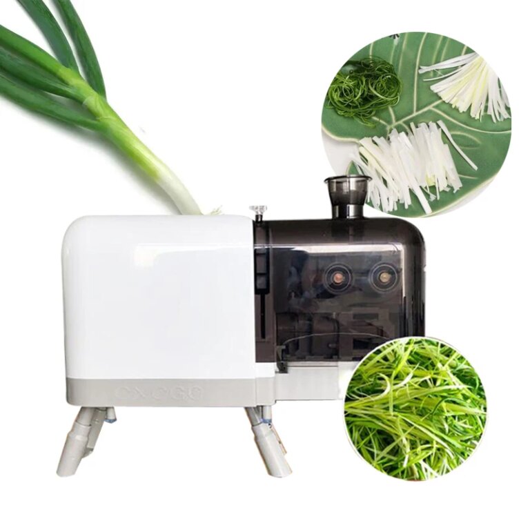 1.8mm 2.2mm 3mm Automatic Vegetable Shredding Machine Stainless Steel Blade Commercial Green Onion Shred Machine