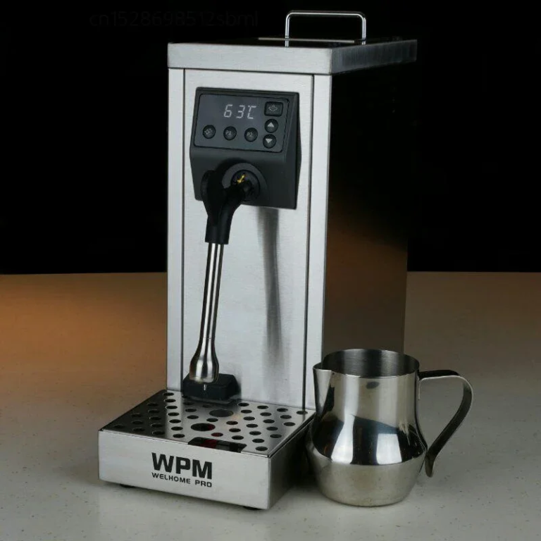 1450W Commercial Coffee Milk Froth Machine Steam Milk Bubble Machine Intelligence Steam Espresso Boiling Water Machine