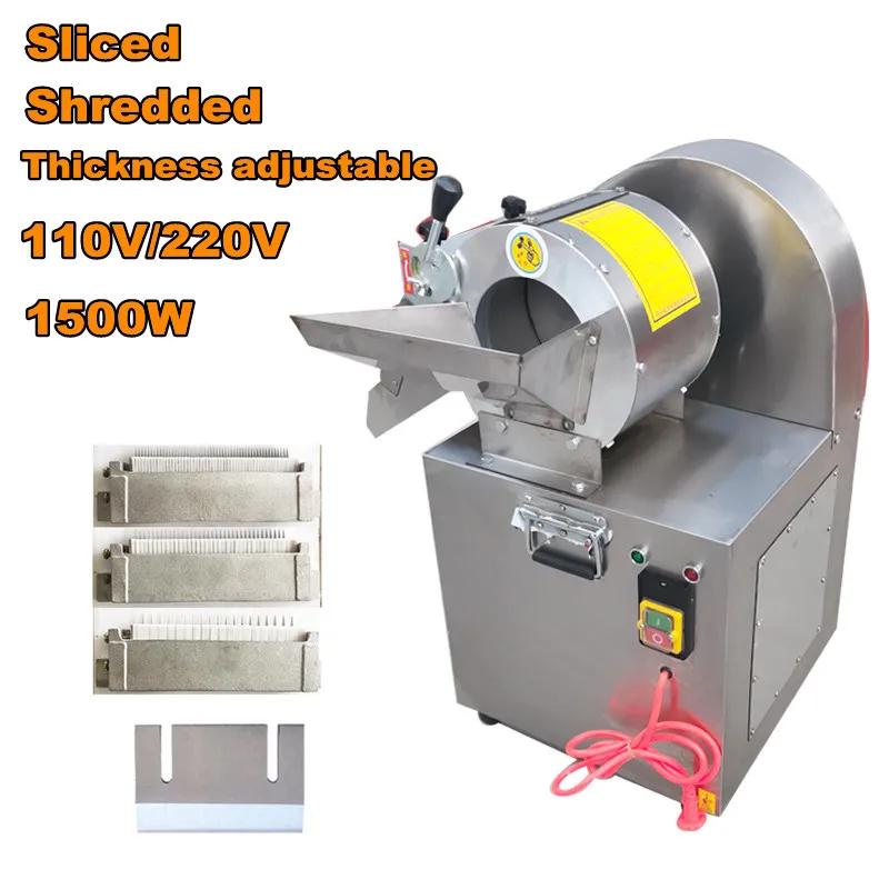 Centrifugal Slicing Shredding Machine Commercial Potato Melon Fruit Slicer Stainless Steel Hard Vegetable Cutter Machine