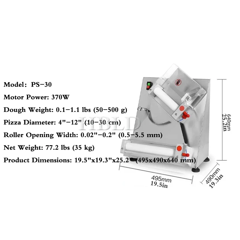 Multi Functional Pizza Press, Commercial Dough Drum Machine, Commercial Electric Corn Cake Forming Machine