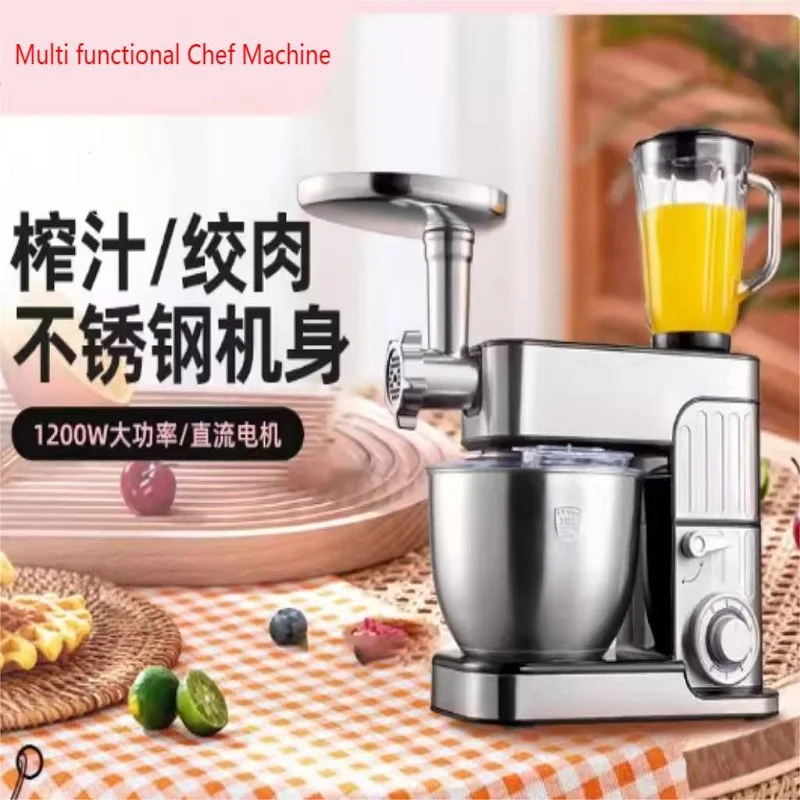 Stand Mixer Multifunctional Electric Kitchen Mixer With 5 Accessories For Most Home Cooks