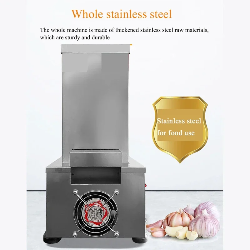 PBOBP 25KG/H Garlic peeler Stainless steel Electric Food processor Commercial Garlic Chopped Machine 300W 220V/110V