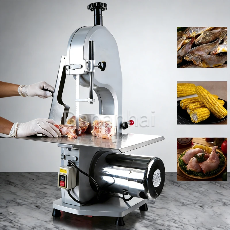 Industrial Large-Scale Bone Cutting Machine Multi-Functional High-Quality Pig Trotters Pork Ribs Frozen Fish Slicer
