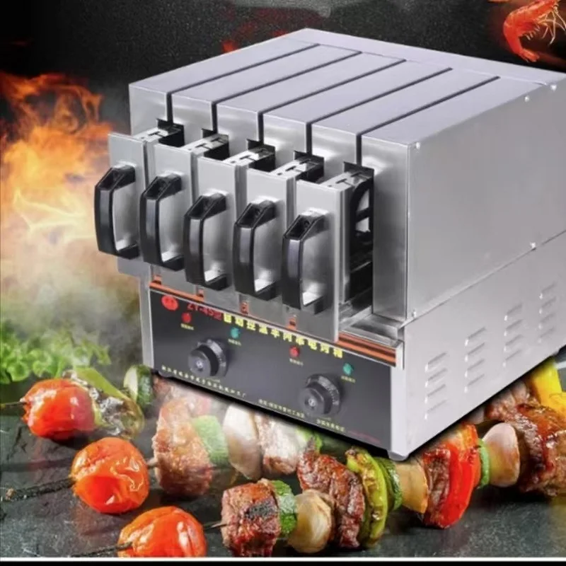Electric Roast Mutton Skewer Automatic Making Machine Roast Turkey Skewer Meat Skewer Machine