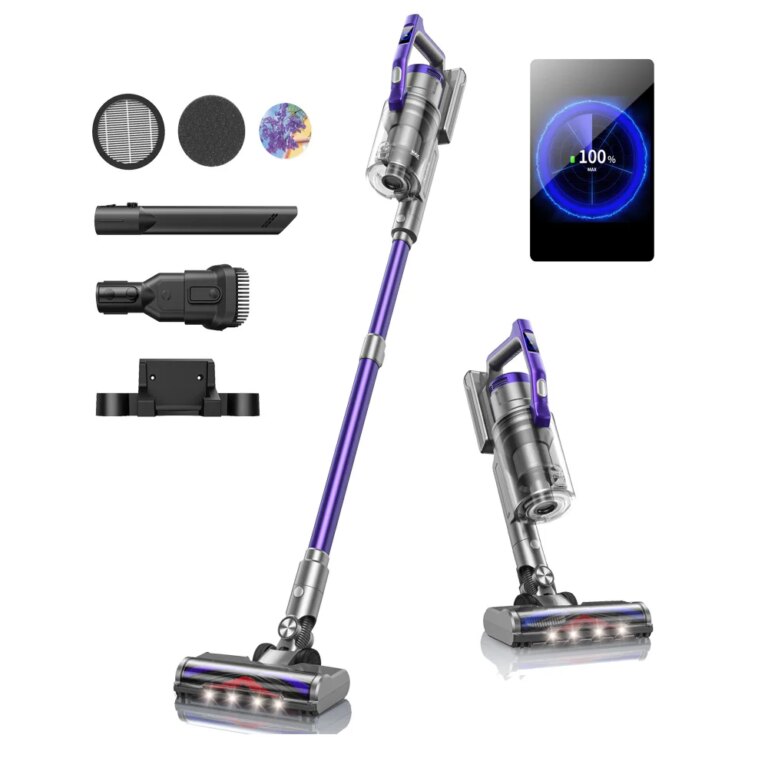 Honiture S14 Cordless Vacuum Cleaner 450W Handheld Wireless Home Appliance Removable Battery Pet Hair Cleaning 60 Mins Runtime